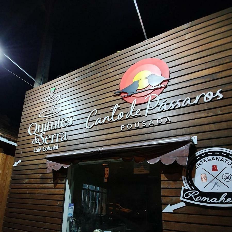 Pousada Canto de Pássaros Painel Exterior foto